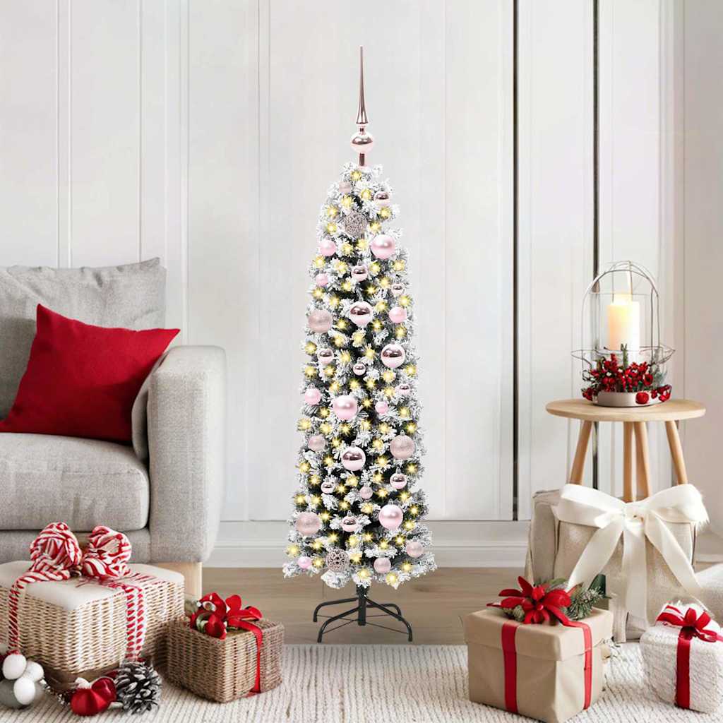 Artificial Christmas Tree with 150 LEDs with Stand Green 120 cm